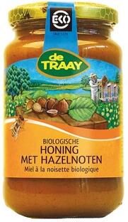De Traay Honing met Hazelnoten EKO 350GR