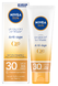 Nivea Sun Anti-Age Gezichtszonnecrème SPF30 50ML verpakking met tube Nivea Sun Anti-Age Gezichtszonnecrème SPF30 50ML verpakking met tube
