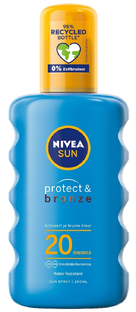 Nivea Sun Protect & Bronze Zonnespray SPF20 200ML Nivea Sun Protect & Bronze Zonnespray SPF20 200ML