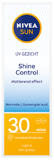 Nivea Sun Shine Control Gezichtszonnecrème SPF30 50ML Nivea Sun Shine Control Gezichtszonnecrème SPF30 50ML