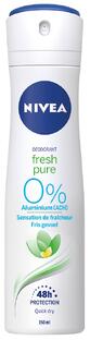 De Online Drogist Nivea Fresh Pure Deodorant Spray 150ML aanbieding