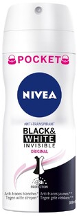 Nivea Black & White Invisible Original Deodorant Spray Pocket 100ML Nivea Black & White Invisible Original Deodorant Spray Pocket 100ML