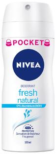 Nivea Fresh Natural Deodorant Spray Pocket 100ML