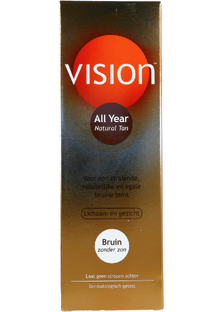 Vision All Year Natural Tan Lotion 135ML Vision All Year Natural Tan Lotion 135ML