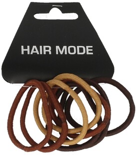 Hair Mode Endless Haarelastiek Bruin 8ST Hair Mode Endless Haarelastiek Bruin 8ST