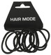 Hair Mode Endless Haarelastiek Zwart 8ST 