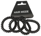 Hair Mode Haarelastiek Kabel Groot Zwart 4ST Hair Mode Haarelastiek Kabel Groot Zwart 4ST