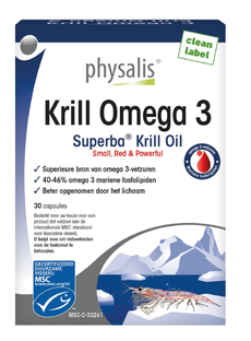 Physalis Krill Omega 3 Capsules 30SG