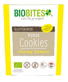 Biobites Kokos Cookies Chunky Banana 65GR