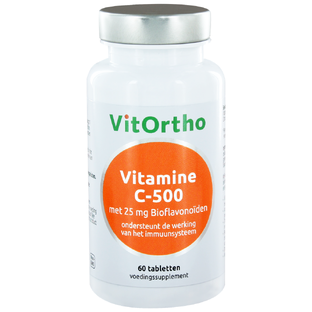 VitOrtho Vitamine C-500 met 25mg Bioflavonoïden Tabletten 60TB