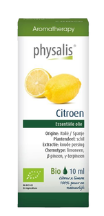 Physalis Aromatherapie Citroen 10ML Physalis Aromatherapie Citroen 10ML