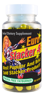 Stacker 4 Ephedra Vrij Capsules 100ST Stacker 4 Ephedra Vrij Capsules 100ST