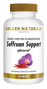 Golden Naturals Saffraan Formule Capsules 60VCP Golden Naturals Saffraan Formule Capsules 60VCP