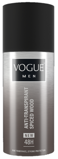 Vogue Men Spiced Wood Anti-Transpirant Spray 150ML