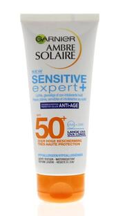Garnier Ambre Solaire Zonnebrand Crème Sensitive Expert+ SPF50+ 100ML