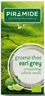 Piramide Thee Groene Thee Earl Grey 20ZK Piramide Thee Groene Thee Earl Grey 20ZK