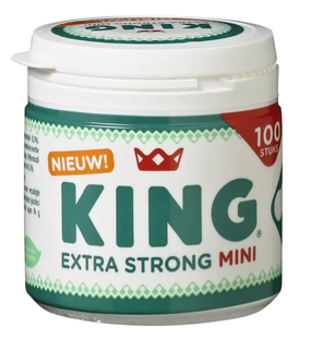King Pepermunt Mini Extra Strong Pot 100ST
