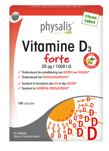 Physalis Vitamine D3 Forte Capsules 100CP