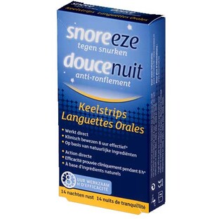 Snoreeze Keelstrips Tegen Snurken 14ST