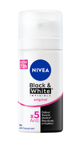 Nivea Invisible For Black & White Clear Deodorant Spray Mini 35ML Nivea Invisible For Black & White Clear Deodorant Spray Mini 35ML