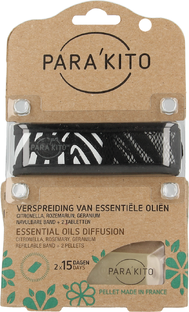 ParaKito Anti-Muggen Armband Design Zwart 1ST