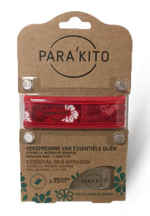 ParaKito Anti-Muggen Armband Design Rood 1ST