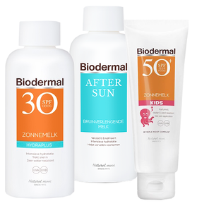 Biodermal Zon Familie Pakket Zonnemelk 3ST 