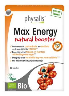 Physalis Max Energy Natural Booster Tabletten 30TB