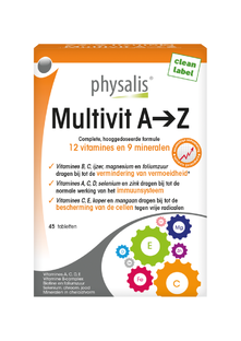 Physalis Multivit A - Z Tabletten 45TB Physalis Multivit A - Z Tabletten 45TB