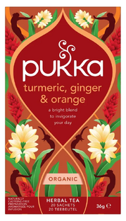 Pukka Turmeric Ginger & Orange Thee 20ZK Pukka Turmeric Ginger & Orange Thee 20ZK