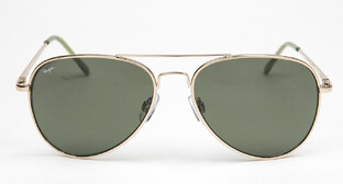 Melleson Optics Melleson Zonnebril Piloot Goud 1ST 