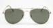 Melleson Optics Melleson Zonnebril Piloot Goud 1ST 