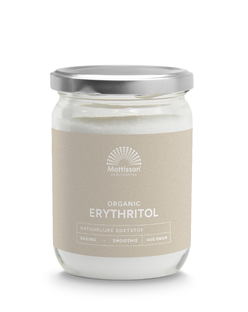 Mattisson HealthStyle Organic Erythritol 400GR 