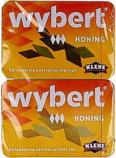 Wybert Keelpastilles Honing Duopack 50GR