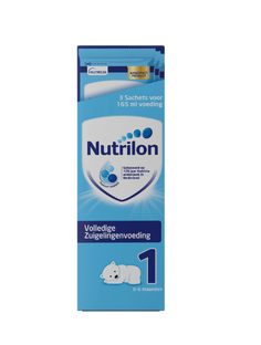 Nutrilon 1 Zuigelingenvoeding 3-pack Portieverpakking 0-6 Maanden 69GR