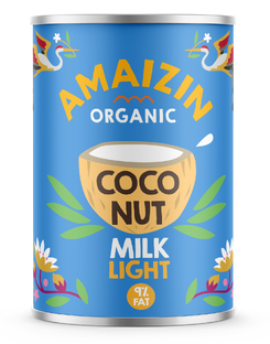 Amaizin Organic Coconut Milk Light 400ML Amaizin Organic Coconut Milk Light 400ML