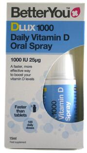 BetterYou DLux1000 Vitamine D Spray 15ML