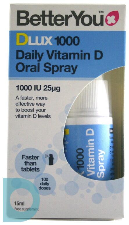 Smeren Handel lijn BetterYou DLux Vitamine D 1000 bij De Online Drogist.