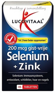 Lucovitaal Selenium + Zink Tabletten 45TB Lucovitaal Selenium + Zink Tabletten 45TB