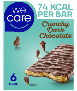 WeCare Crunchy Dark Chocolate 6ST