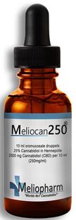 Meliopharm Meliocan250 CBD Olie 25% 10ML