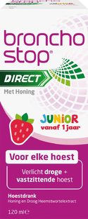 Bronchostop Direct met Honing Junior Hoestdrank 120ML