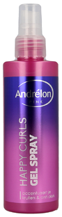 Andrelon Pink Happy Curls Gel Spray 200ML Andrelon Pink Happy Curls Gel Spray 200ML