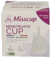 Eco Conseils Misscup Menstruatie Cup Klein Kleurloos 1ST