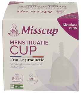Eco Conseils Misscup Menstruatie Cup Klein Kleurloos 1ST Eco Conseils Misscup Menstruatie Cup Klein Kleurloos 1ST