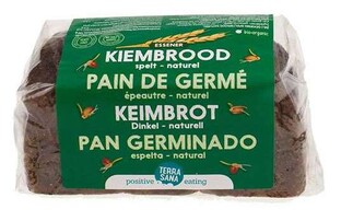 TerraSana Kiembrood Spelt Naturel 400GR TerraSana Kiembrood Spelt Naturel 400GR