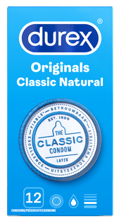 Durex Condooms Naturel 12ST Durex Condooms Naturel 12ST