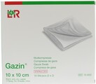 Lohmann & Rauscher Gazin Gaaskompres 10x10cm 10ST Lohmann & Rauscher Gazin Gaaskompres 10x10cm 10ST