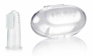 Nuby Vingertandenborstel 3m+ 1ST Nuby Vingertandenborstel 3m+ 1ST