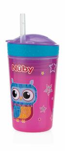 Nuby Drink & Snack Beker Roze 1ST